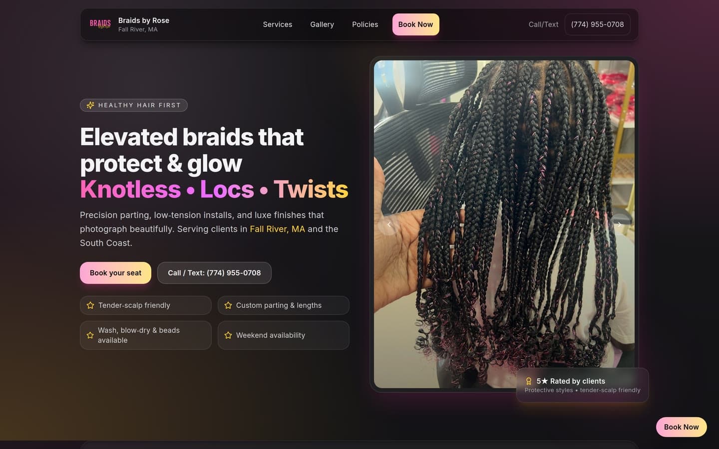 Preview of the BraidsbyRose project