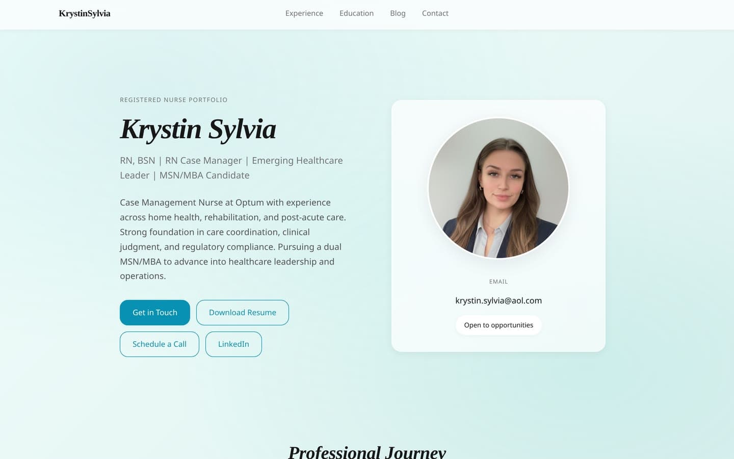 Preview of the Krystin Sylvia project